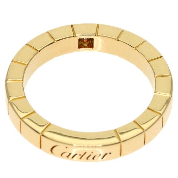 CARTIER 18k Gold Diamond Lanier Ring #48 - Picture 4 of 10